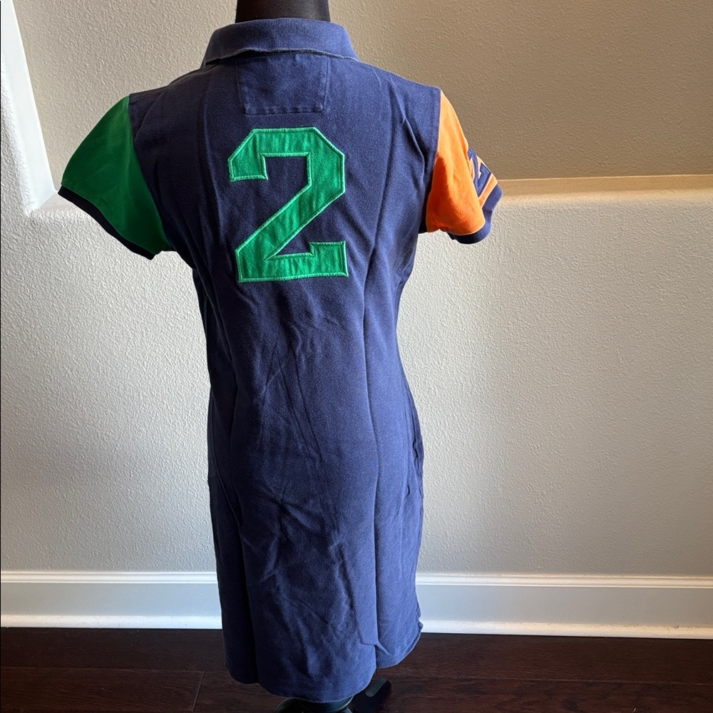 Ralph Lauren sport shirt dress size L
Blue label, short sleeves. Logo crest. - Picture 3 of 5